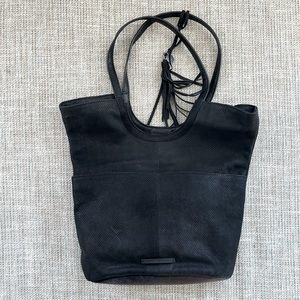 Lucky Brand Black Leather Shoulder Bag